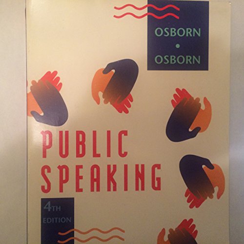 Public Speaking 0395808820 Book Cover
