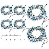 Xuhal 300 Pcs Dc 12v Ws2811 Pixel String Light 12mm Diffused Digital RGB LED Lights Waterproof Addressable LED RGB Outdoor Light for Screen Wall Christmas Billboard House Decor