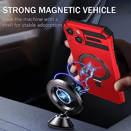 Coque arrière compatible avec iPhone 14 avec support magnétique - 2