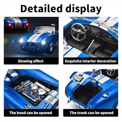 RZAPE Model Toy Car Kits para adultos 1/24 autos metal miniatura 3