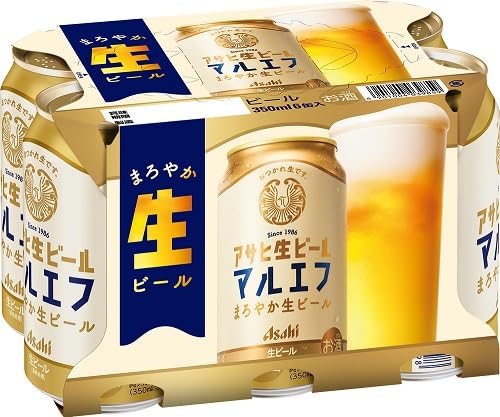 Amazon.co.jp: アサヒ 生ビール 350ml×6缶パック : 食品・飲料・お酒