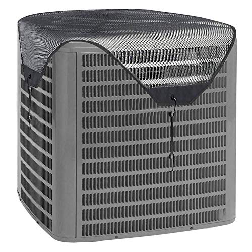 Air Conditioner Leaf Guard - Keeps Out Leaves, Cottonwood and Debris --36X36 - BLACK