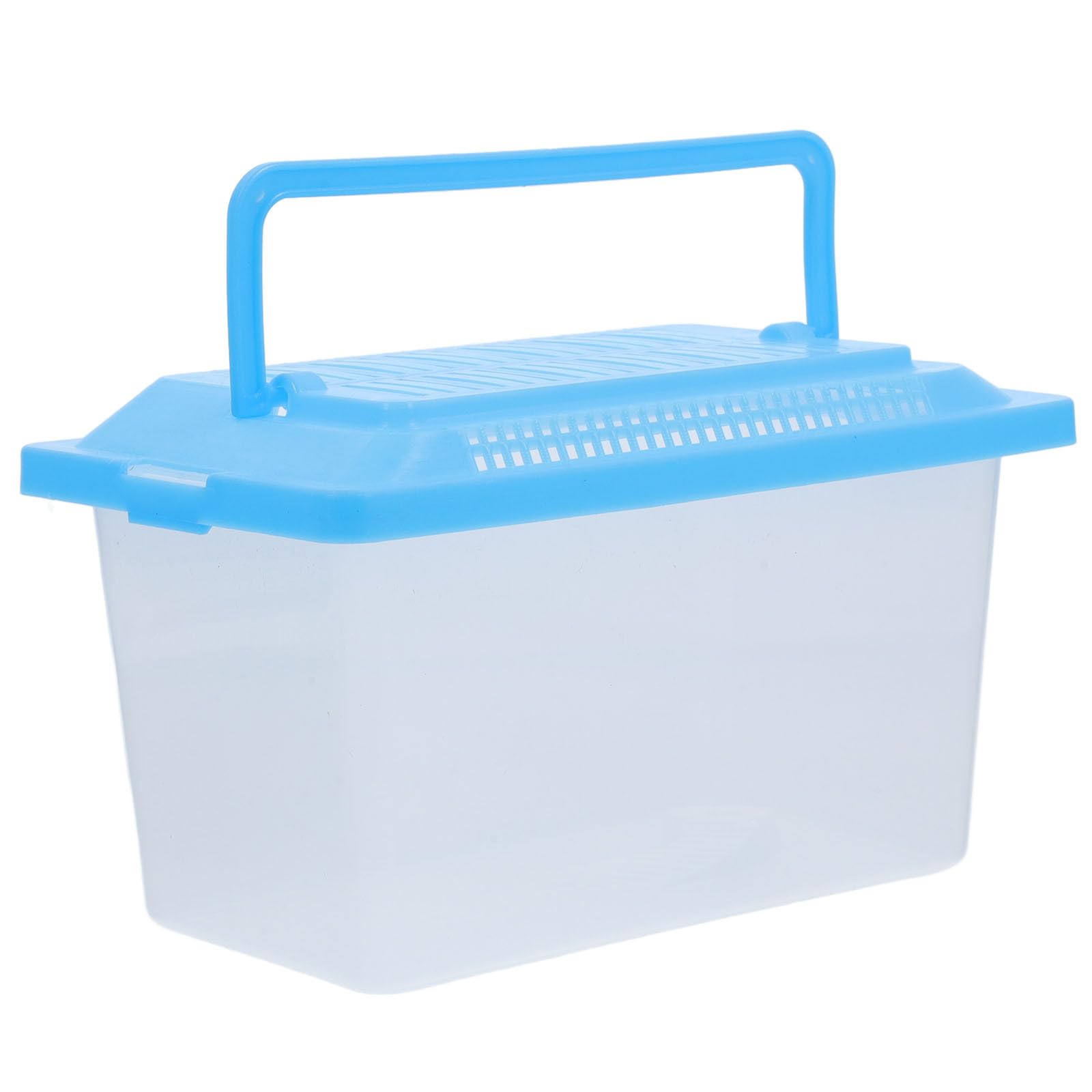 FELTECHELECTR Portable Fish Tank for Home Freshwater Fish Turtle Living Box Handheld Reptile Feeding Box for Animal Carrier Hamster
