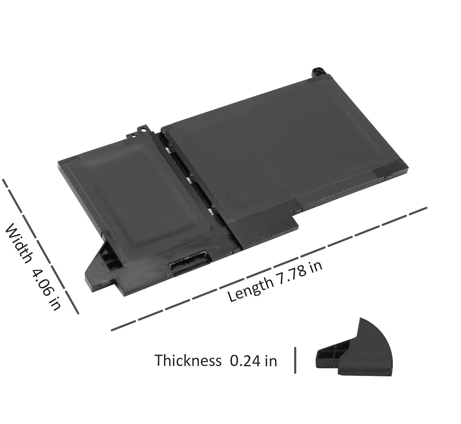 Batterie DJ1J0 C27RW Pour Dell Latitude 7480 7490 7280 7380 E Series - 11.4V 42Wh