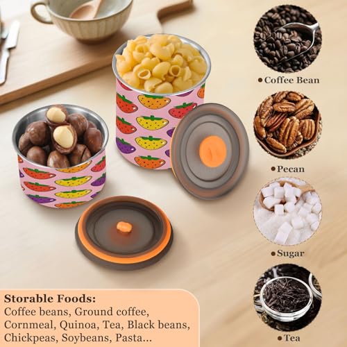 Envase hermético de acero inoxidable para café 17oz miniatura 5
