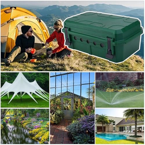 Boîtier étanche extérieur grand format avec fermeture hermétique pour rallonge - 7