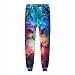 DJDesigns 3D Printed Cosmic Dreamer Bedtime and House Slimfit Pants Or Casual Cloth Pants (Large) Multicolor