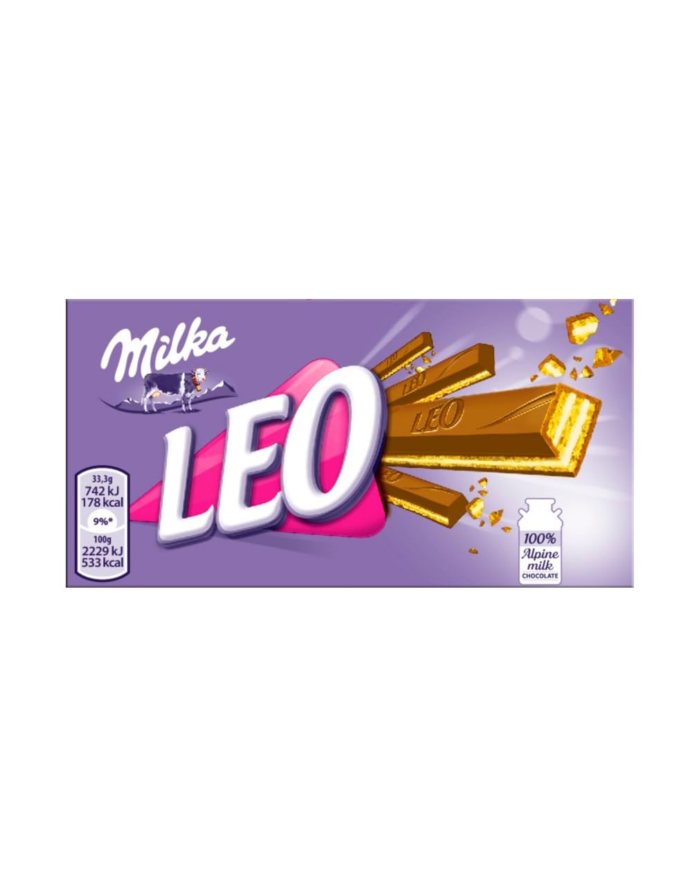 Milka Leo Single, 32er Pack (32 x 33 g)