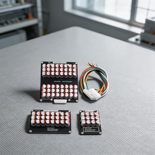 Placa de ecualización eficiente para baterías de 3 a 21 celdas con protección de energía 8
