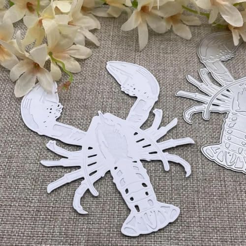 SELDIE Lobster Decoration Metal Cutting Dies Stencils for DIY Scrapbooking Decorative Handcraft Die Cutting Template Mold - Cc-71