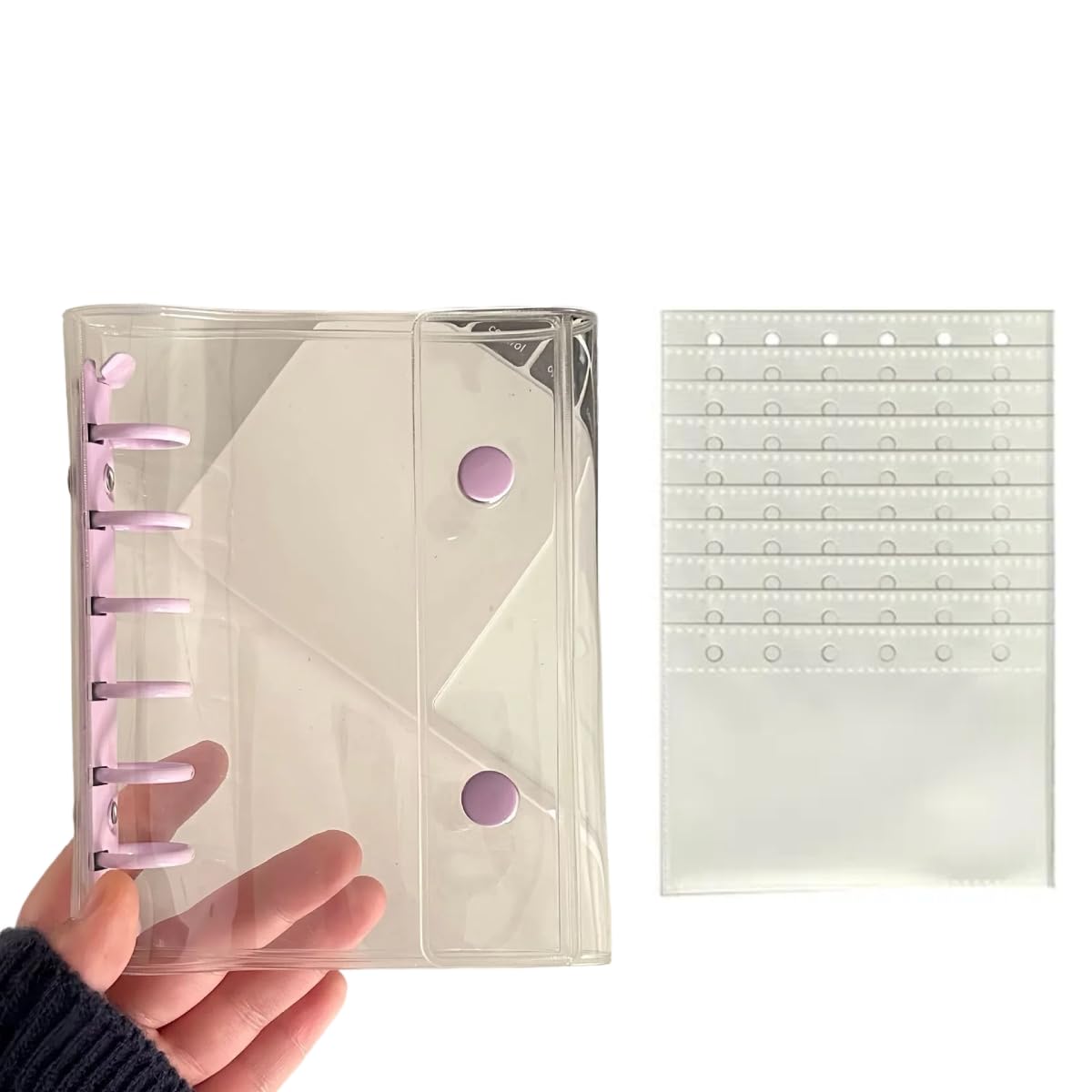 Amazon.co.jp: 【リフィル10枚付】シール帳 A7サイズ システム手帳