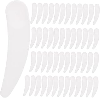 50Pcs Reusable Makeup Spoon Set Plastic Facia...