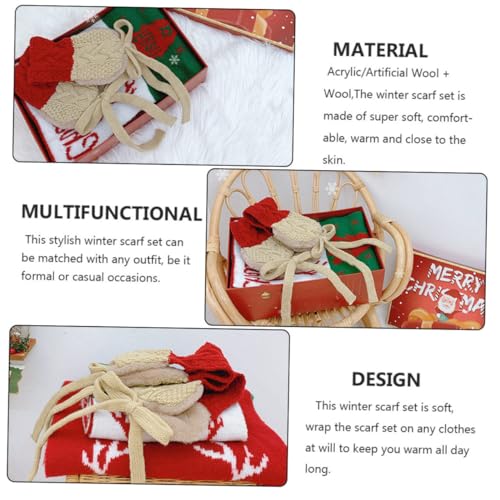 Orejeras navideñas bufanda infantil cálida POPETPOP protector auditivo cómodo de invierno 5