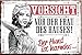 Produktbild schilderkreis24  Lustiger Spruch Vorsicht vor der Frau des Hauses Magnet Deko Kühlschrankmagnet Humor witzige Geschenkidee Geburtstag Weihnachten Männer Frauen 9x6 cm