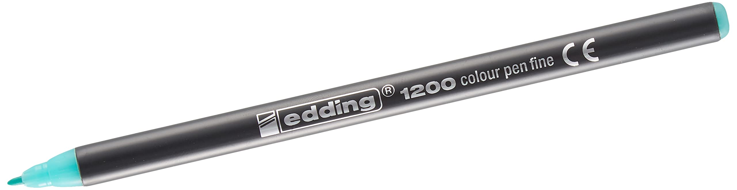 Edding 1200 ince uçlu keçeli kalem - tatlı nane - 1 kalem - yuvarlak uçlu 1 mm (2 paketi)