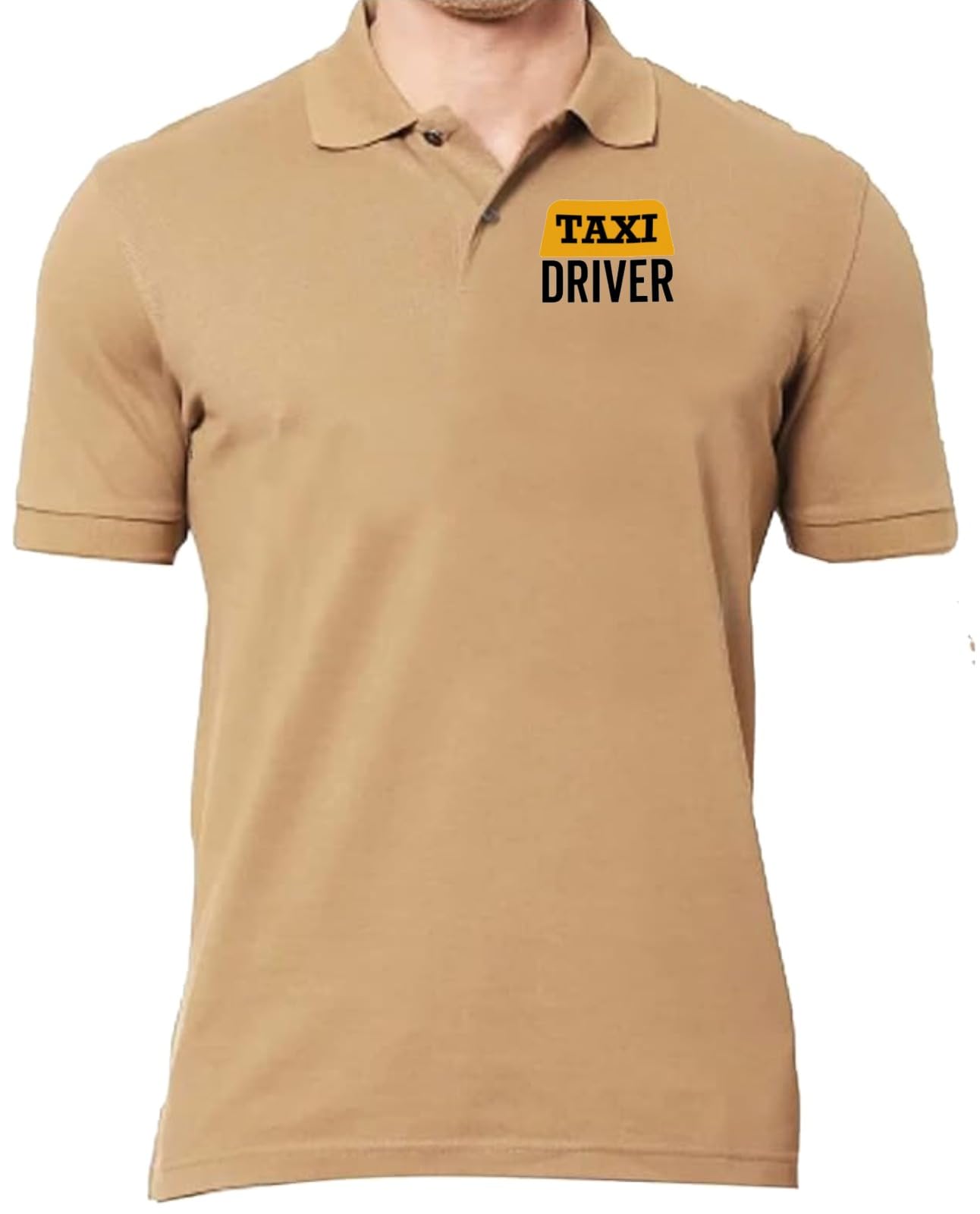 Taxi Driver Logo Printed Polo/Collar Half Sleeve T-Shirt for Taxi Driver Staff Employee Promotion T Shirt for Men and Women-image-37