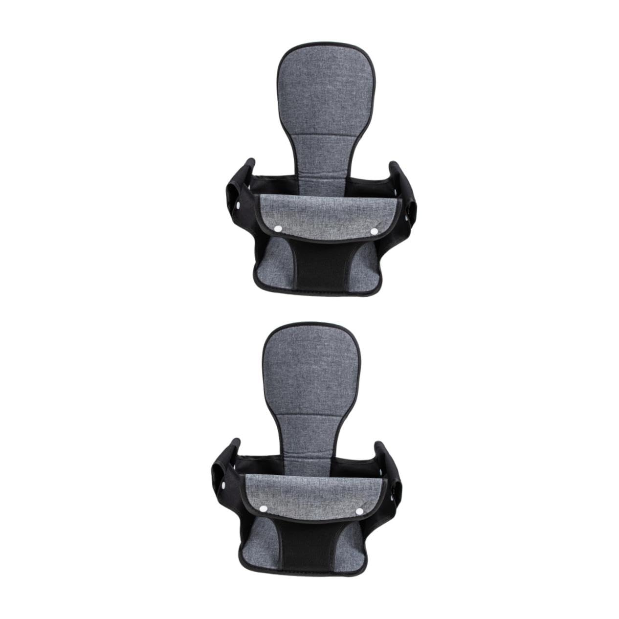 ifundom 2 Piezas Cojín de Cochecito Accesorios Carrito Bebe Cojín para Carrito Juguetes cojín de Multifuncional Auto de Apoyo para el Cuerpo del Esponja Grey