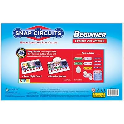 Snap Circuits Beginner، Electronics Exploration Kit، Stem Kit for Ages 5 - 9 (SCB-20)