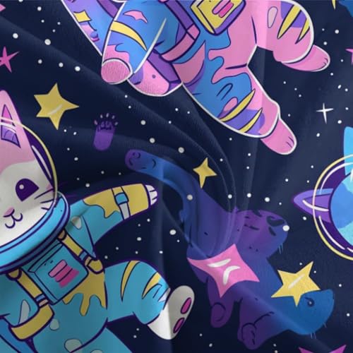 Housse de couette astronaute 3D 200x200cm en microfibres avec 2 taies - 7