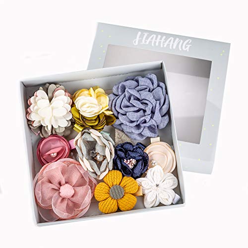 Baby Girls Blossoms Hair Clips Floral Hairpins Flower Hair Accessories For Infants Toddlers Teens 10Pcs By Jiahang(Yf Flower) #TOP1