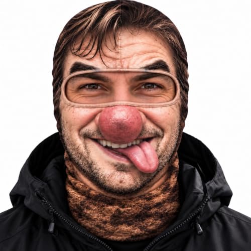Funny Santa Ski Mask 3D Print Windproof Ugly Christmas Costumes - image 2