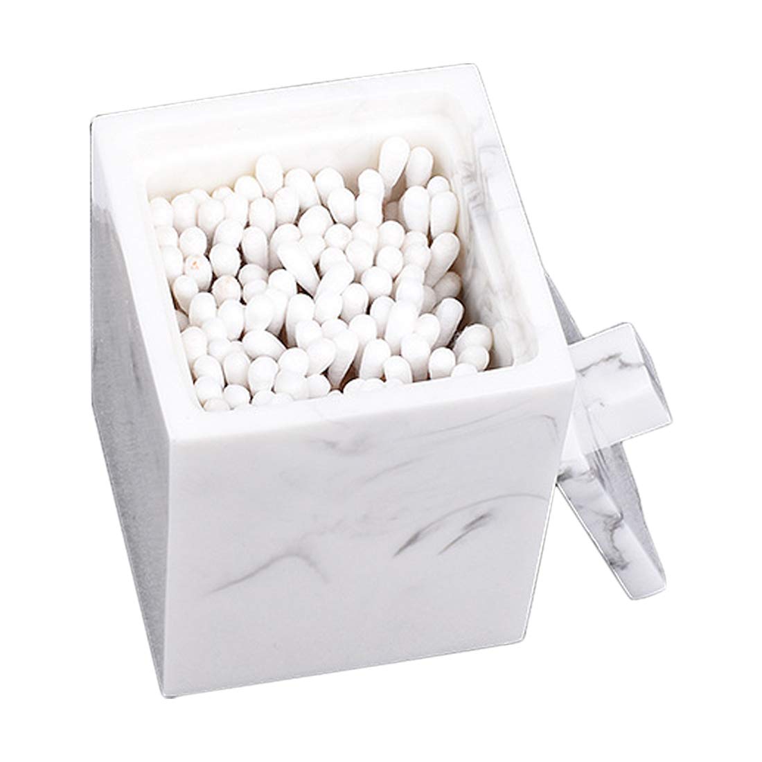 Amazon｜大理石デザイン小物収納ボックス 樹脂製 蓋付き 防水防塵