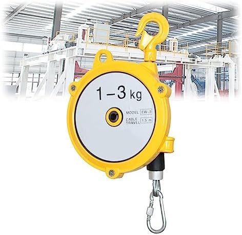 1pc Retractable Spring Balancer Tool Holder - Adjustable Hook, 60-70kg Capacity, Boost Work Efficiency & Reduce Fatigue - Ideal for Workshop & Industrial Use