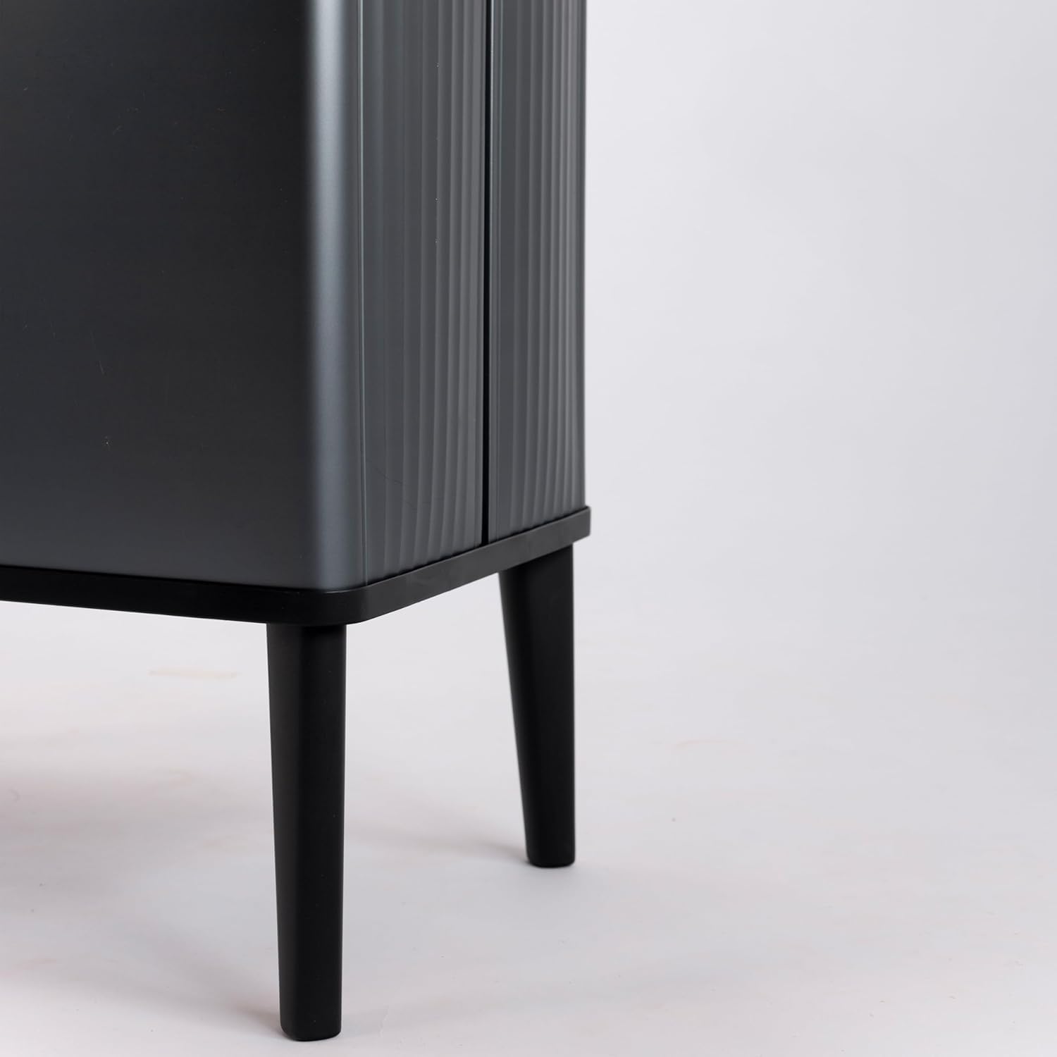Curver Keter Verto - Cubo de basura de recogida selectiva, tapa a presión, doble compartimento, diseño elegante, reciclable, ideal para baño, salón u oficina, capacidad 54 litros, gris perla