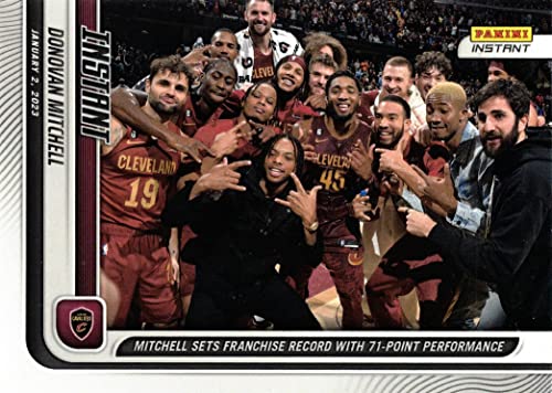 2022-23 Panini Instant NBA #77 Donovan Mitchell Basketball Card -