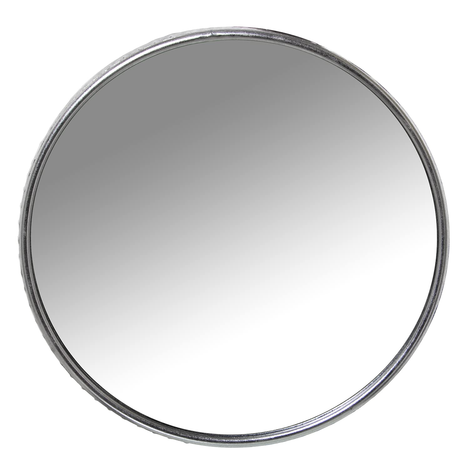 ESPEJO METAL PLATEADO °50X8,5CM, INT:°47CM
