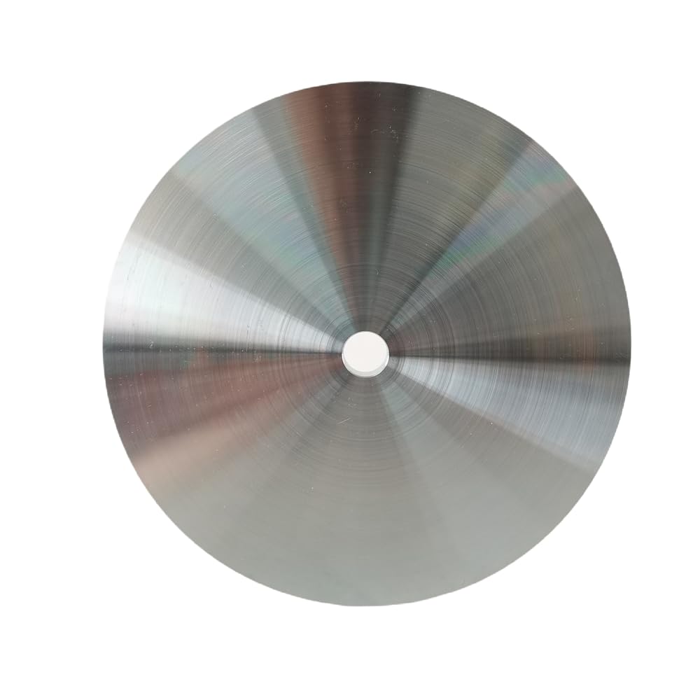 Disco de pulido de gemas de zinc para joyería, disco plano de 6 pulgadas, disco de pulido coopera con pasta de molienda de diamante