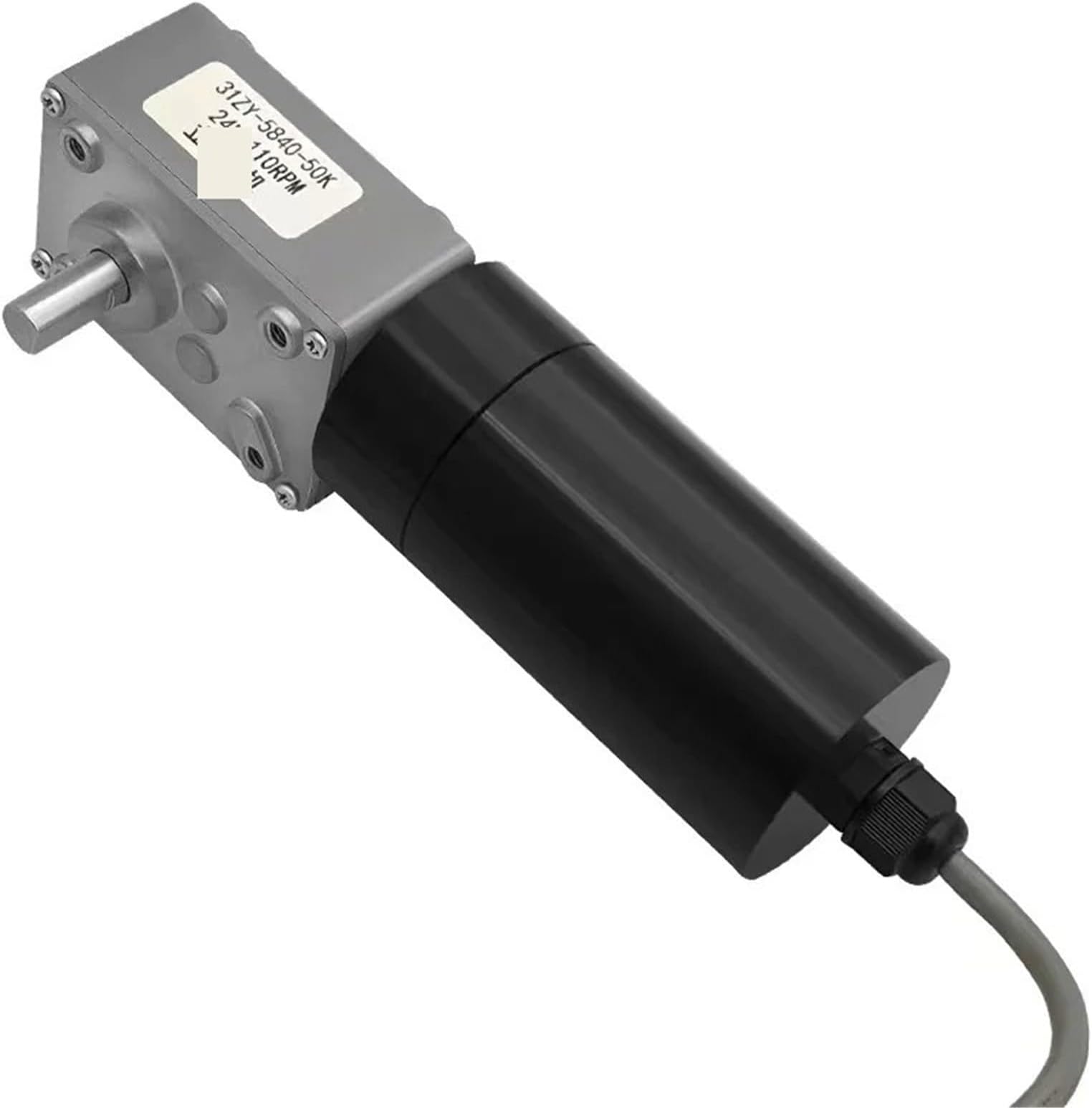 70KG 5840-31ZY DC Gear Reducer Motor with Forward and Reverse Speed Regulation 12V24V 9-516rpm 1Pcs(80rpm,12V)