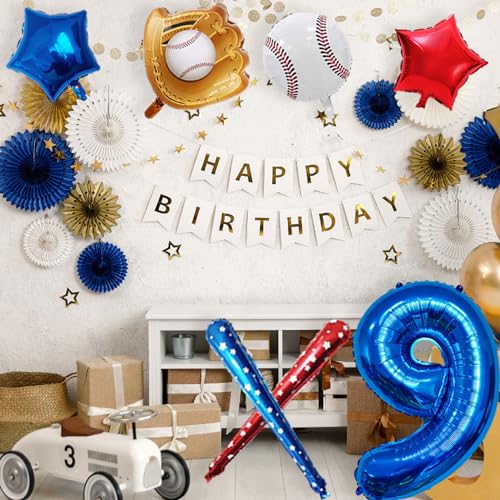 7 Pcs Baseball Balloons Baseball Party Decorations by Tagberoy - Used condition - Image 4