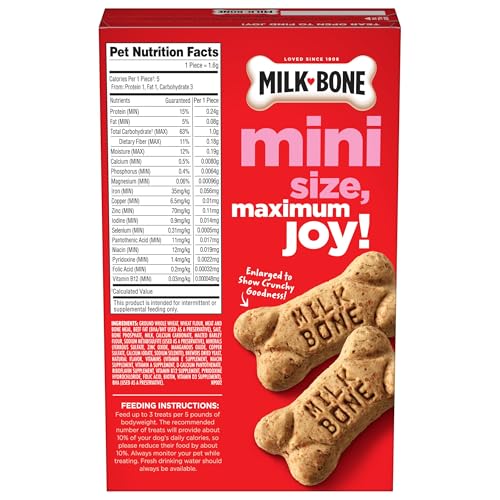 Milk-Bone Mini's Original Dog Biscuits - 15-Ounce (6 Count)