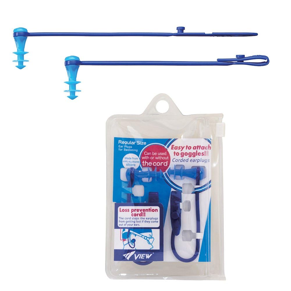 VIEW Swimming Gear Tapones de silicona de 2 vías