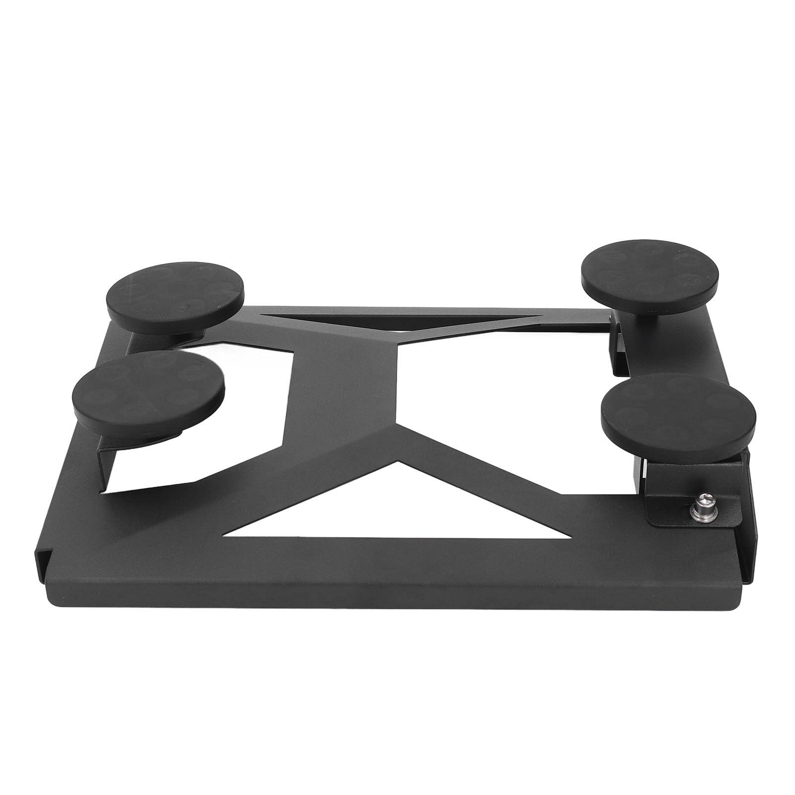 Demeras Soporte para Satélite para Coche, Soporte para Antena Parabólica Estructura de 4 Lados Placa de Acero Reforzada Robusto Multifuncional para Caravana