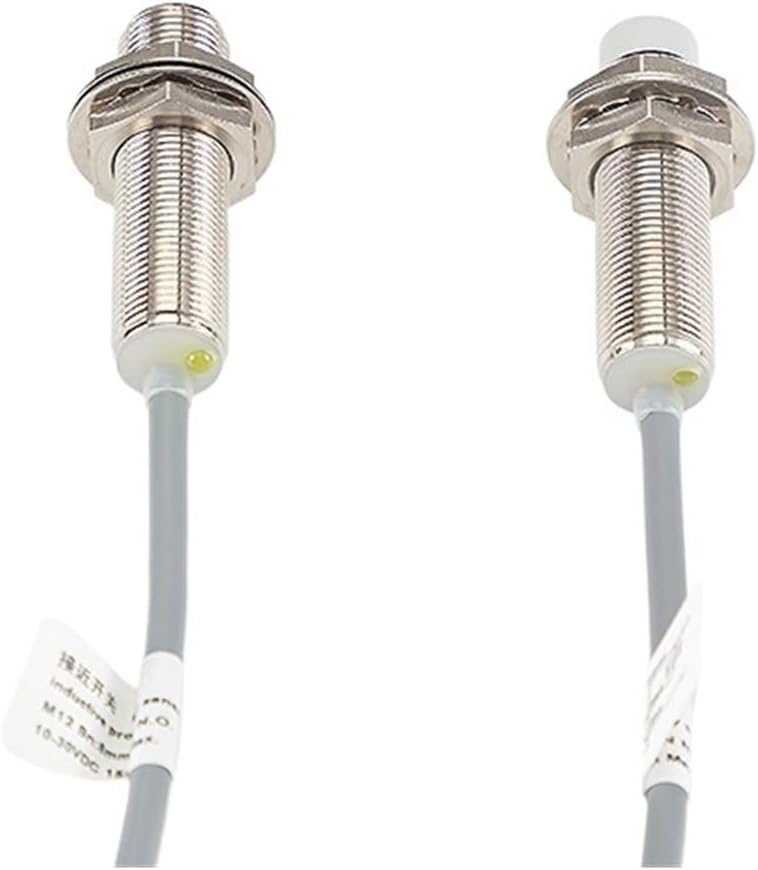 Standard Inductive 2-Wire NPN PNP Proximity Sensor Switch M12*1 * 45mm Proximity Sensor(M12 Flush NPN NO-Sn:6mm)