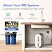 Waterdrop G2P600 Reverse Osmosis System, TDS Reduction, 7 Stage Water Filtration, NSF/ANSI 372 Certified, 600 GPD Tankless RO Water Filter System, Under Sink, 2:1 Pure to Drain