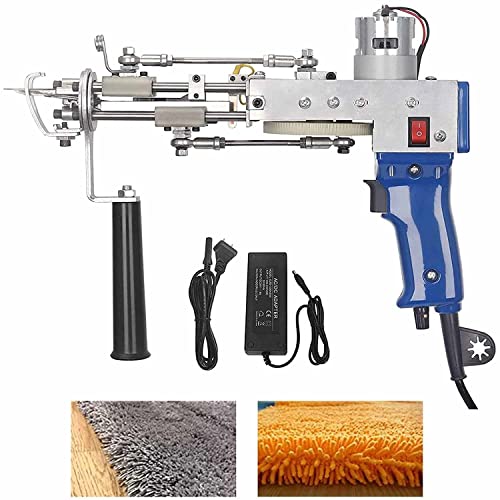 Pistolet à touffeter pour Tapis 2 en 1, Pistolet à touffeter pour Tapis à Poils coupés et bouclés