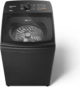 Máquina de Lavar Cinza Platinum Brastemp 14kg com Smart Sensor e Função Reduzir Tempo - BWJ14A9 110v