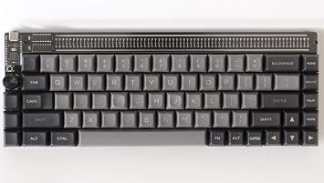 Nibble 65% 72 Key Programmable QMK Mechanical Keyboard Kit Black