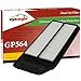 EPAuto GP564 (CA9564) Replacement for Honda/Acura Extra Guard Rigid Panel Engine Air Filter for Accord L4 (2003-2007), TSX (2004-2008)