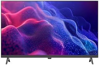 Bismark 43-Inch Smart TV, Frameless Design, Full HD 1080p LED Display, 2 HDMI, 2 USB Ports, Black