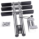 Stainless Steel Boat Marine Dive Ladder Heavy Duty Dual Vertical Boat Ladder Transom Telescoping 3 Step