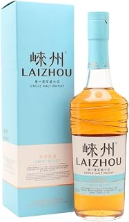 Laizhou Finest Select Chinese Single Malt Whisky 70cl 40 ABV Chinese Whisky New Oak ExBourbon ExPX Sherry Chinese Fortified Wine Casks Smooth Fruity Spiced Flavor Profile