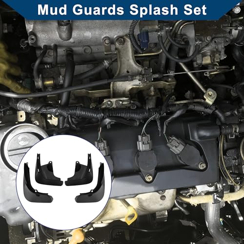 Image of Mud Flaps Splash Guards W /Mount Accessories for Mercedes-Benz S Class 2015-2020 Front and Rear Mud Guards 1 Set