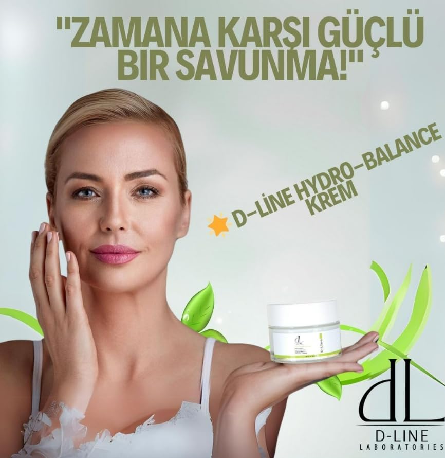 D Line Laboratories Hydro-Balance Cream, Nemlendirici Krem Yüz kremi, Günkük bakım kremi, Hyaluronik