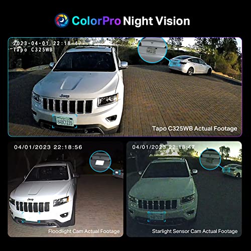 Cameras Tapo ColorPro Wi-Fi Outdoor Camera, PoE, Plug-in, Daylight Clarity at Night, 2K QHD, Person/Pet/Vehicle Detection, Local/Cloud Storage, 127° FOV, Built-in Siren C325WB SmartThings Compatible Cameras Tapo ColorPro Wi-Fi Outdoor Camera, PoE, Plug-in, Daylight Clarity at Night, 2K QHD, Person/Pet/Vehicle Detection, Local/Cloud Storage, 127° FOV, Built-in Siren C325WB SmartThings Compatible