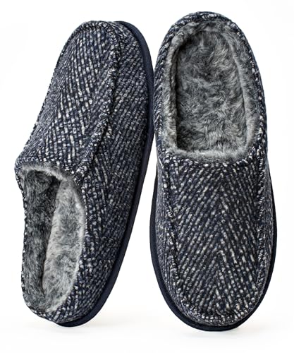 Memory Foam Non Slip House Shoes With Plush Lining Size 10-11