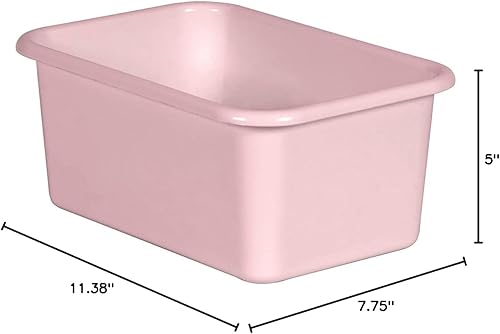 Miniatura 2 de Teacher Created Resources Contenedor pequeño de plástico Blush
